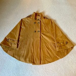 Lush tan riding cloak